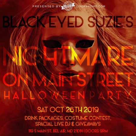 Black Eyed Suzie's Halloween Party 10/26, Bel Air, United States