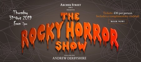 The Rocky Horror Show with Andrew Derbyshire, London, United Kingdom