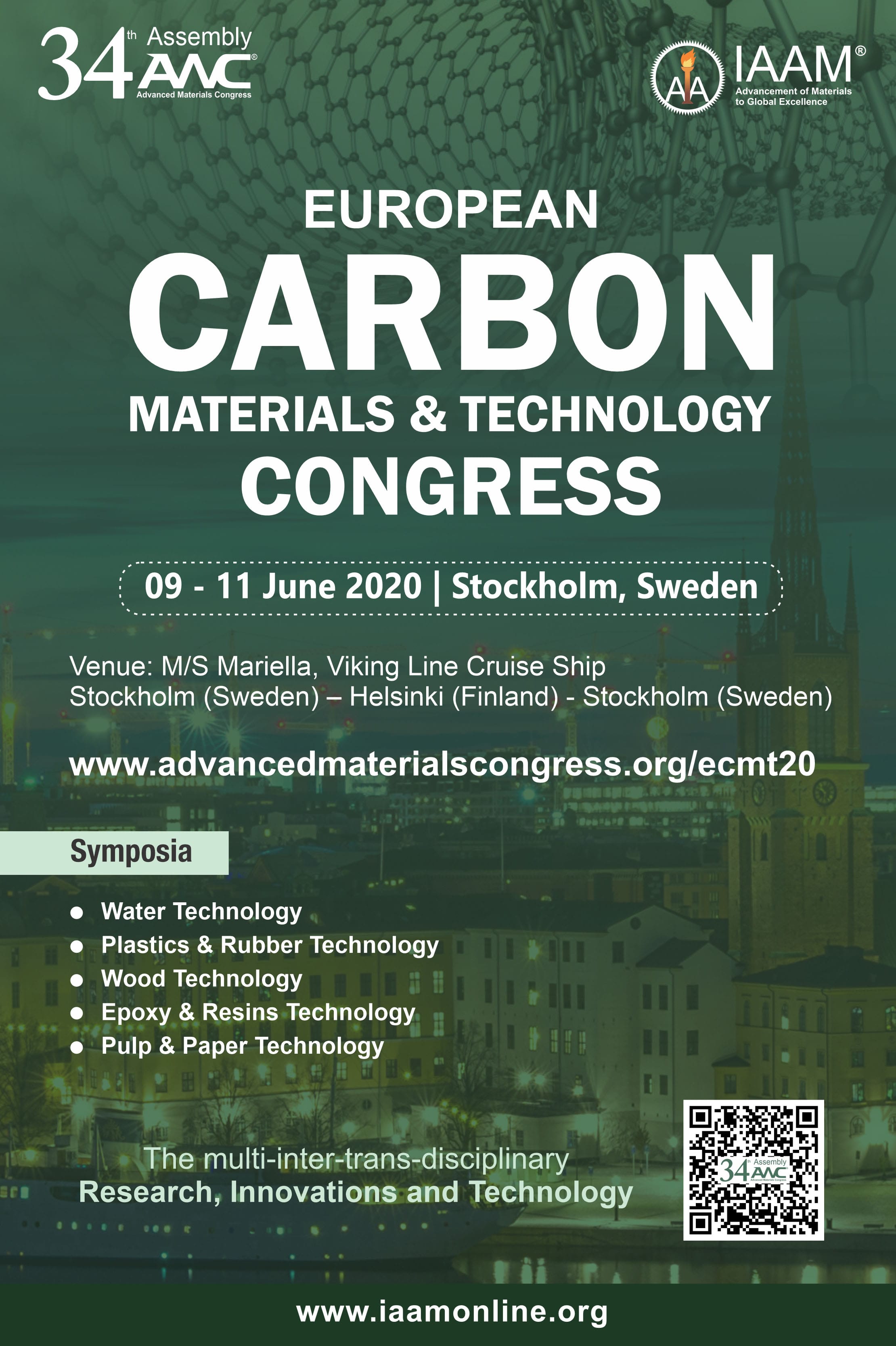 European Carbon Materials and Technology Congress, Stockholm, Sweden