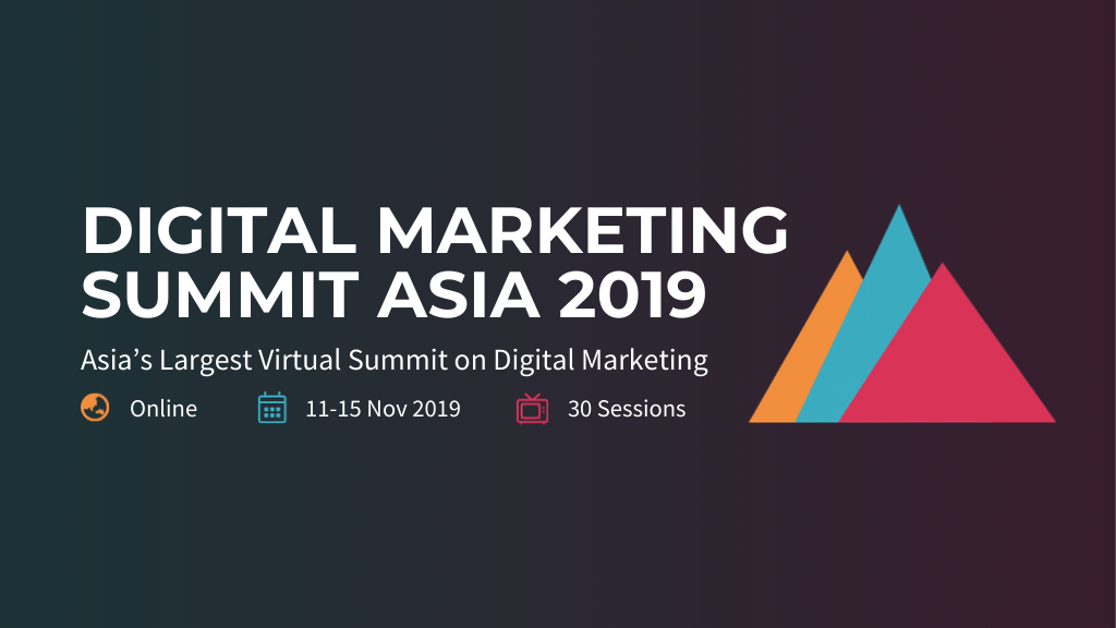 Digital Marketing Summit Asia 2019, Online, Singapore