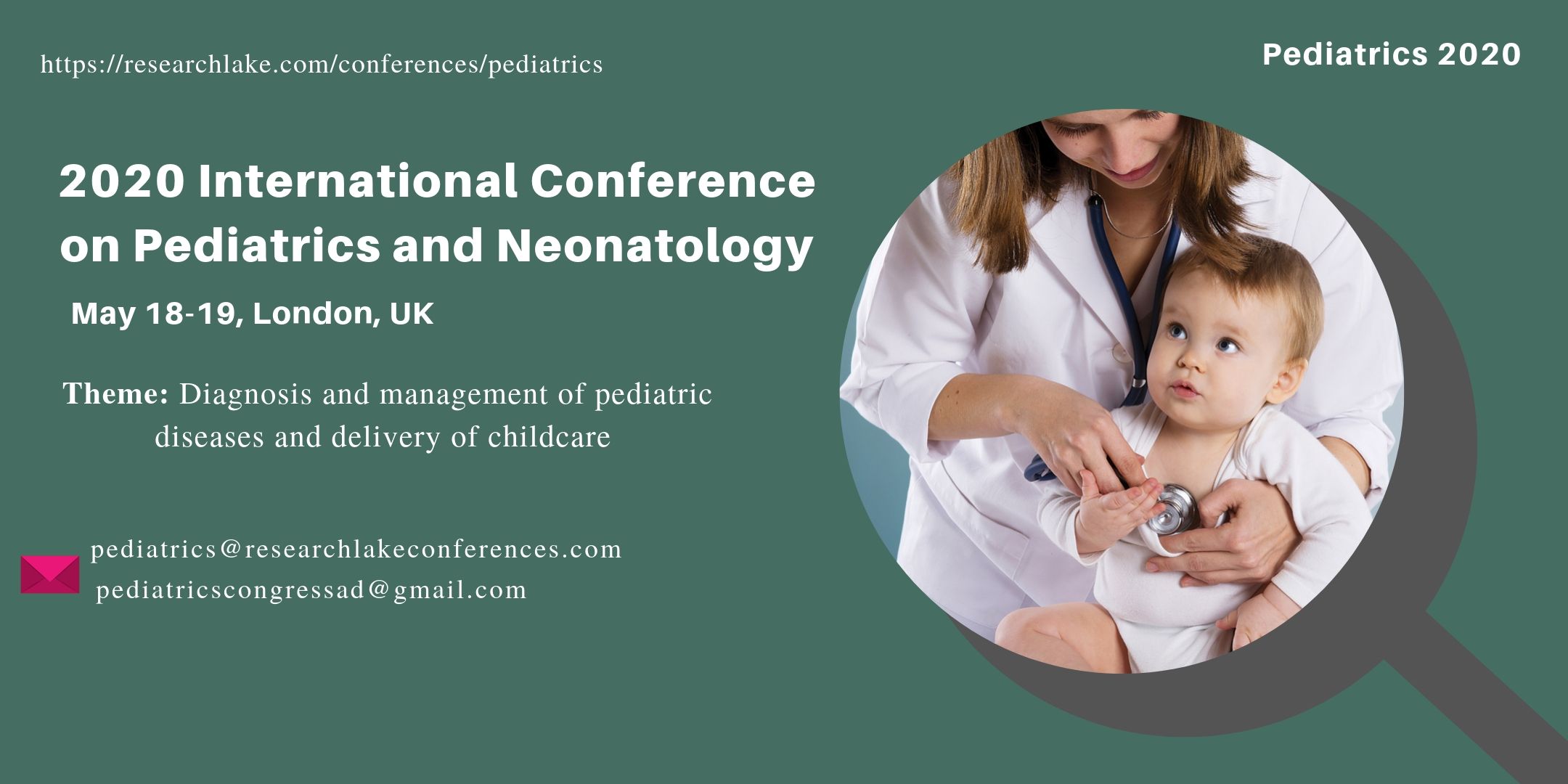 2020 International Conference on Pediatrics and Neonatology, UK, London, United Kingdom