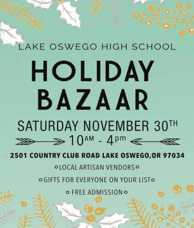 Lake Oswego High School Holiday Bazaar, Lake Oswego, Oregon, United States