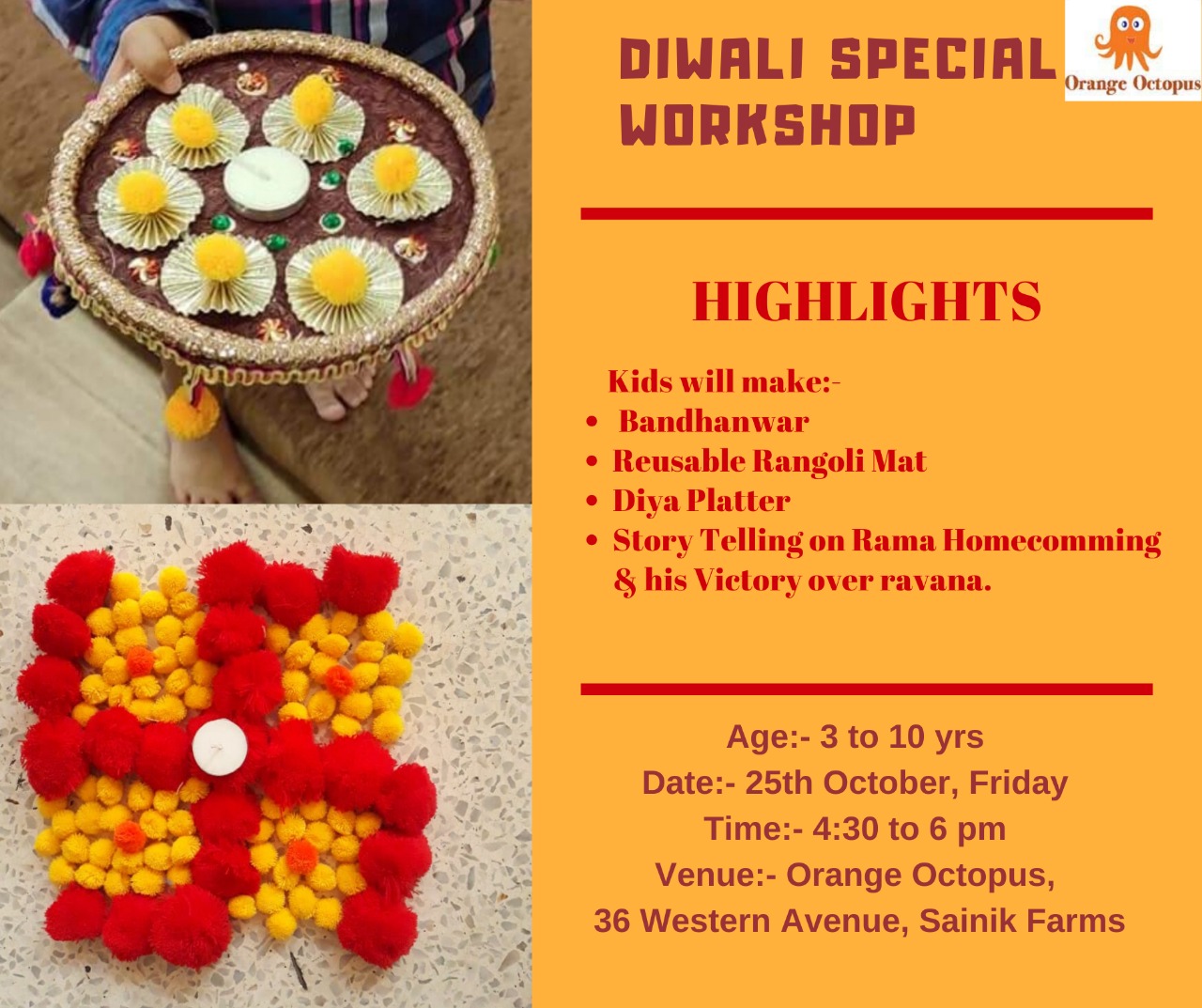 Diwali Special Workshop, South Delhi, Delhi, India