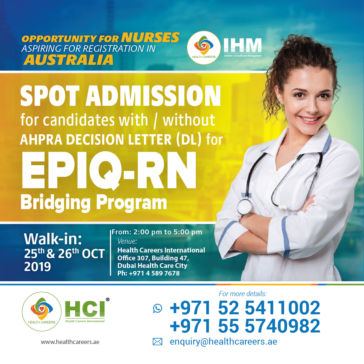 EPIQRN Spot Registration, Dubai Health Care City, Dubai, United Arab Emirates