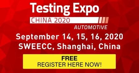 Automotive Testing Expo China 2020 - September 14-16 - Shanghai, China, Pudong Xinqu, Shanghai, China