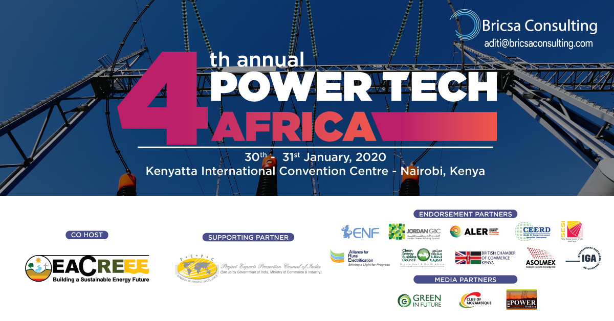 4th Annual Power Tech Africa 2020, Nairobi City, Kenya,Nairobi,Kenya