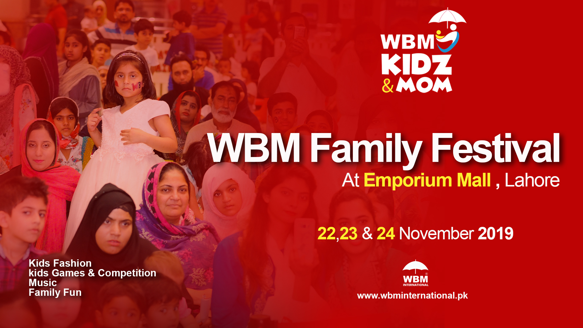 WBM Family Festival 2019 at Emporium Mall Lahore, Lahore, Punjab, Pakistan