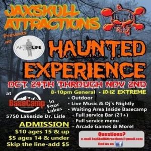 An Afterlife Haunted House / Maze Experience at Basecamp Venue, Lisle, Illinois, United States