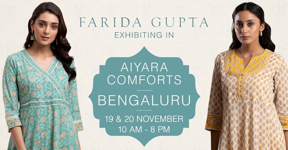 Farida Gupta Bengaluru Exhibition (Aiyara Comforts), Bangalore, Karnataka, India