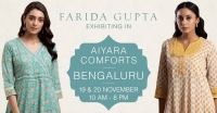 Farida Gupta Bengaluru Exhibition (Aiyara Comforts)