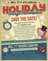 Mill 77’s Holiday Vintage Marketplace
