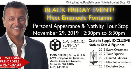 Fontanini Nativity Tour Stop! Meet Emanuele Fontanini from Italy, Saint Louis, Missouri, United States