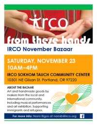 From These Hands - IRCO November Bazaar