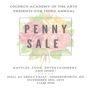 3rd Annual Penny Sale to Support Cocheco Academy of The Arts, Somersworth, New Hampshire, United States