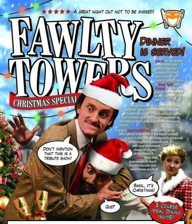 Fawlty Towers Chrismas Comedy Dinner Show Dover 30/11/2019, Dover, Kent, United Kingdom