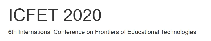 2020 The 6th International Conference on Frontiers of Educational Technologies (ICFET 2020), Tokyo, Kanto, Japan