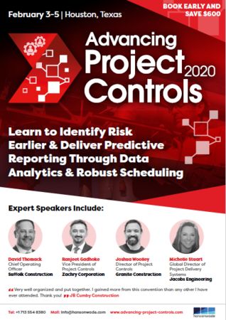 Advancing Project Controls 2020, Houston, Texas, United States