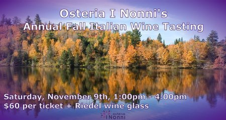 Osteria I Nonni's Annual Fall Italian Wine Tasting, Saint Paul, Minnesota, United States