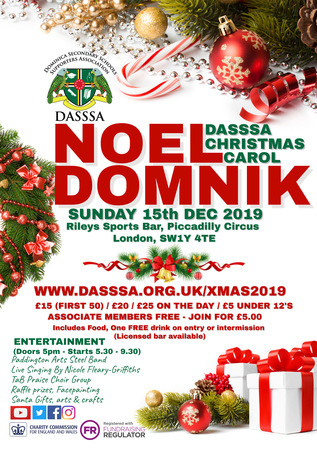 DASSSA Christmas Carol (Noel Domnik) 15th December 2019, Haymarket, London, Greater London, England, United Kingdom