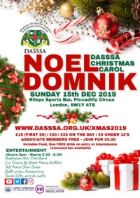 DASSSA Christmas Carol (Noel Domnik) 15th December 2019, Haymarket, London