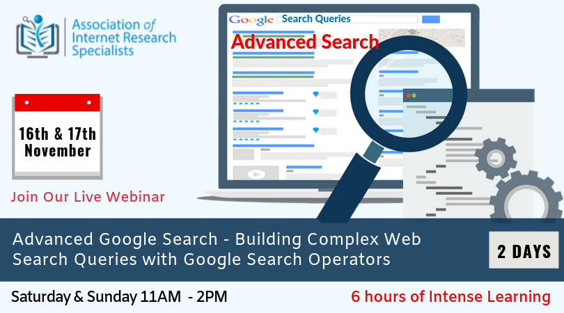 Advanced Google Search - Building Complex Web Search Queries with Google Operators, Toronto, Ontario, Canada