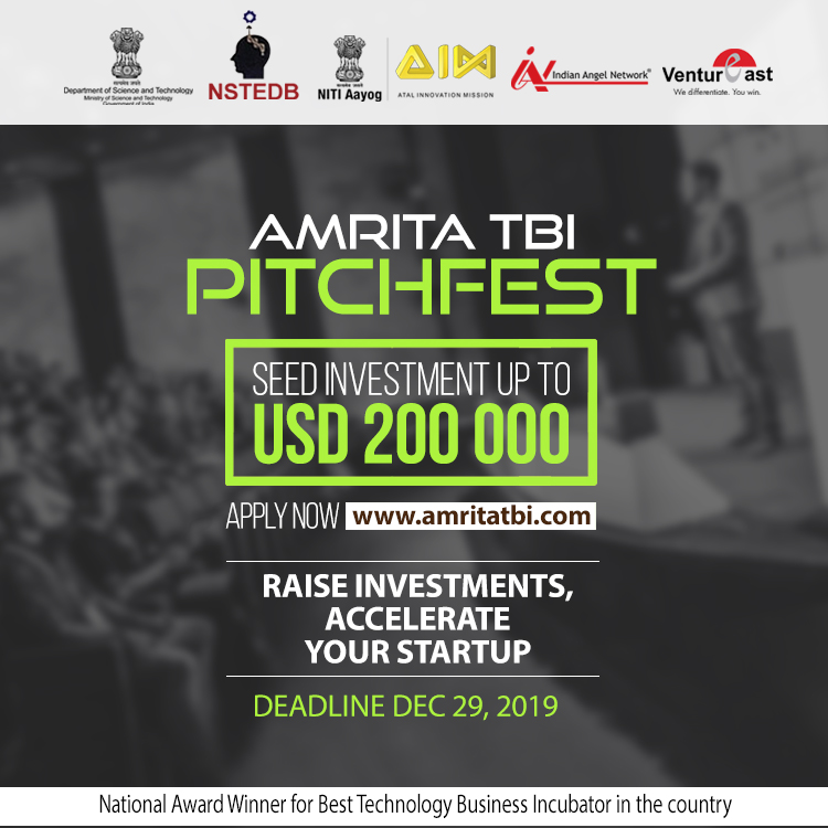 Amrita TBI pitchfest 2020, Bangalore, Karnataka, India