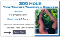 300 Hours Yoga Teacher Training in Rishikesh 2019