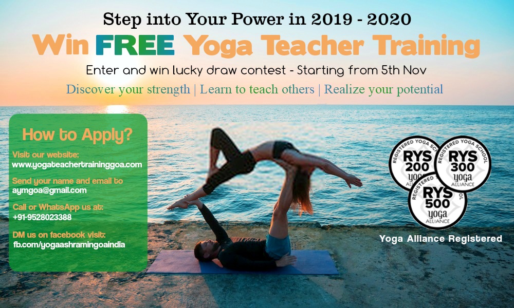 Free Yoga Teacher Training in Goa, India, North Goa, Goa, India
