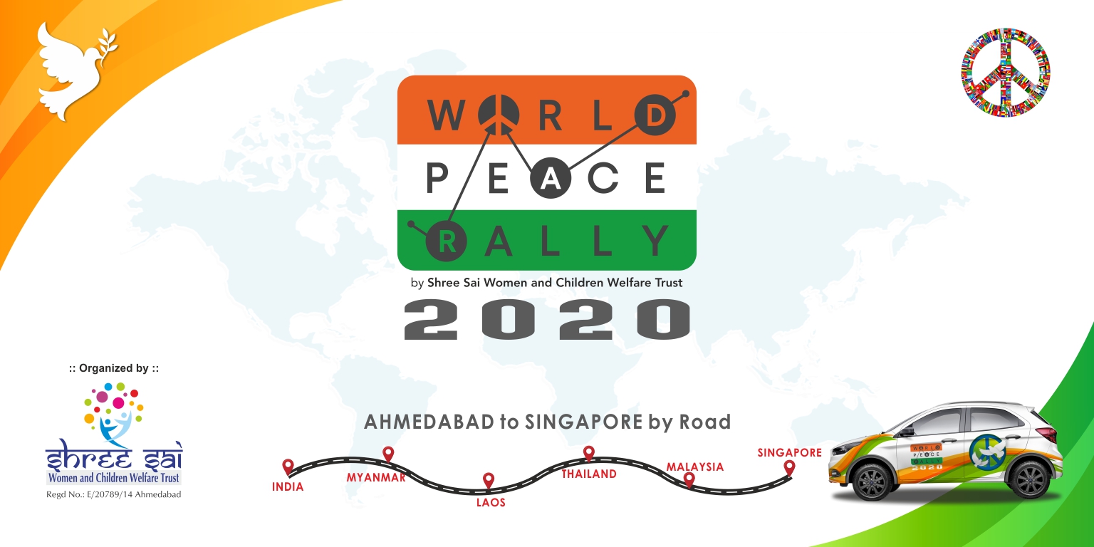 World Peace Car Rally 2020, Ahmedabad, Gujarat, India