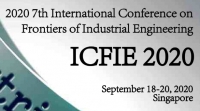 2020 7th International Conference on Frontiers of Industrial Engineering (ICFIE 2020)