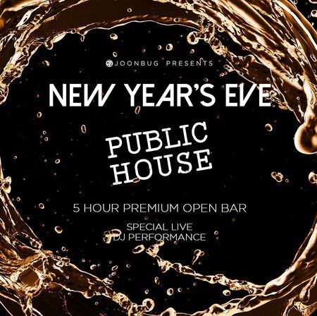 Public House New Years Eve 2020 Party, New York, United States