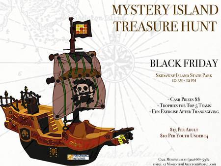 Mystery Island Treasure Hunt - The MITH - Black Friday!, Savannah, Georgia, United States