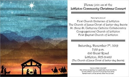 Littleton Community Christmas Concert 2019, Littleton, Massachusetts, United States