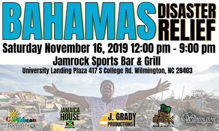 Jamrock Bahamas Relief Fundraiser ILM, New Hanover, North Carolina, United States
