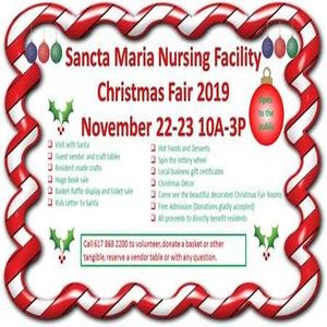 Christmas Fair at Sancta Maria Nursing Facility, Cambridge, Massachusetts, United States