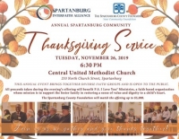 2019 Annual Spartanburg Community Thanksgiving Service