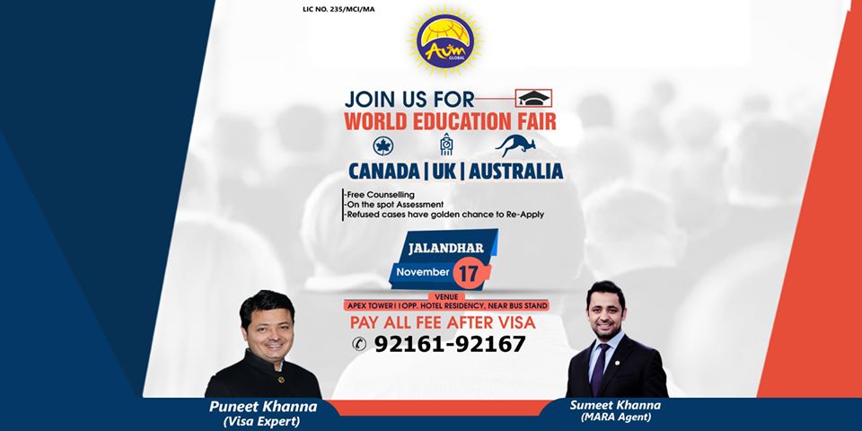 World Education Fair, Jalandhar, Punjab, India