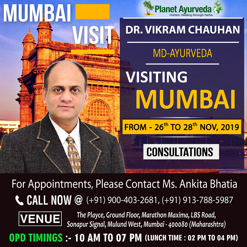Ayurvedic Consultation in Mumbai(Maharashtra)By Dr Vikram Chauhan, Mumbai, Maharashtra, India