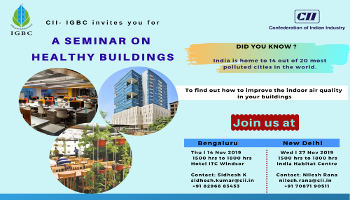 Seminar on Healthy Buildings, Bangalore, Karnataka, India