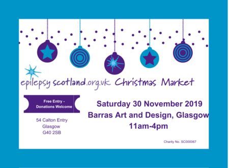 Christmas Market - Epilepsy Scotland, Glasgow City, Scotland, United Kingdom