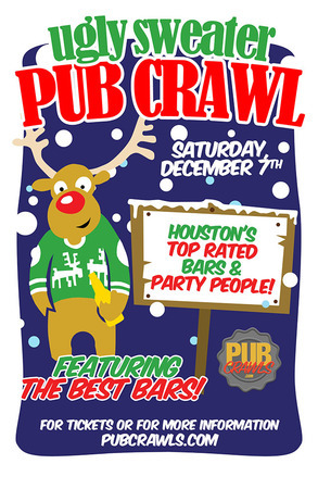 4th Annual Houston Ugly Sweater Bar Crawl - December 2019, Houston, Texas, United States
