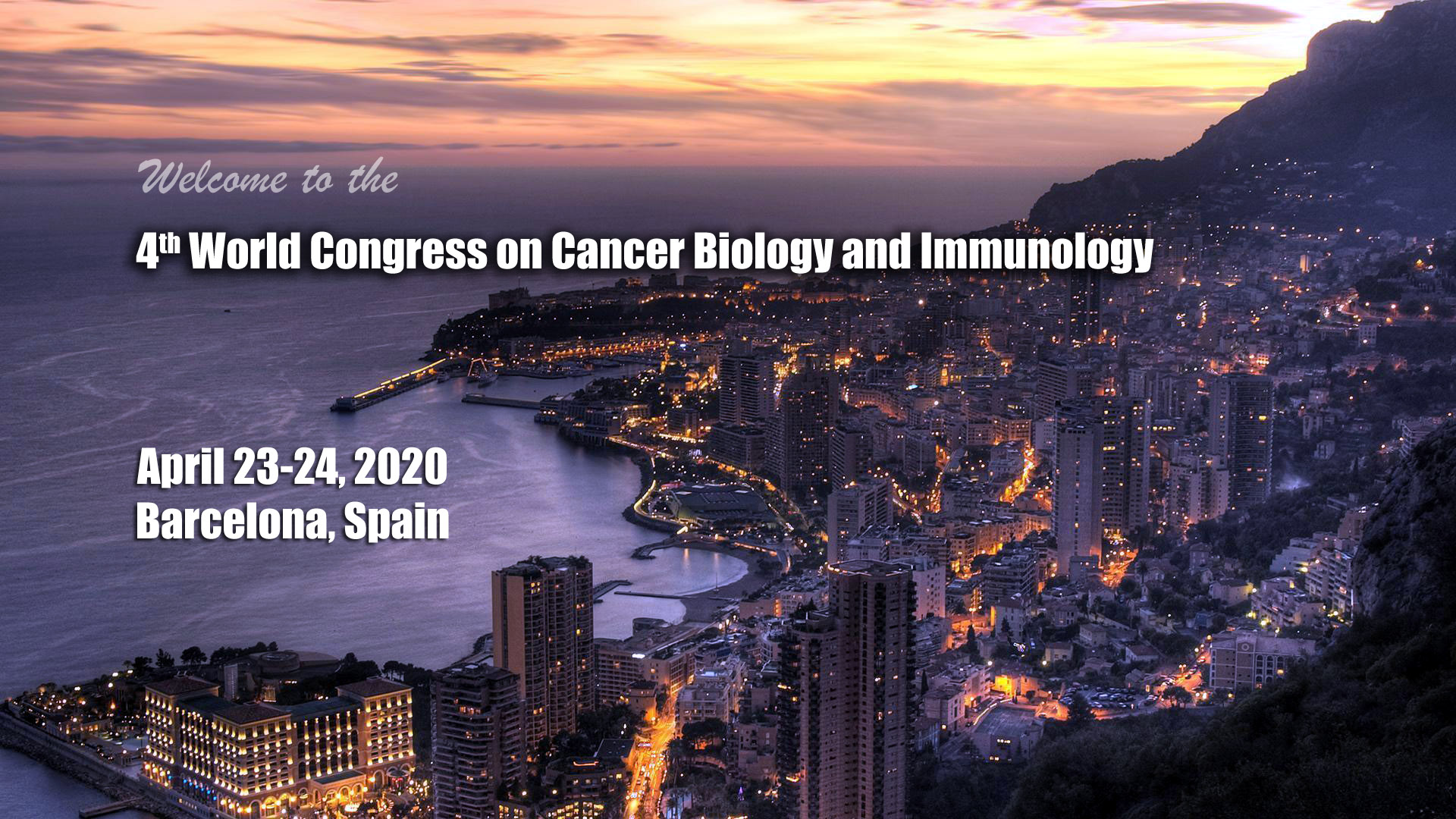 4th World Congress on Cancer Biology and Immunology, Barcelona, Spain, Spain