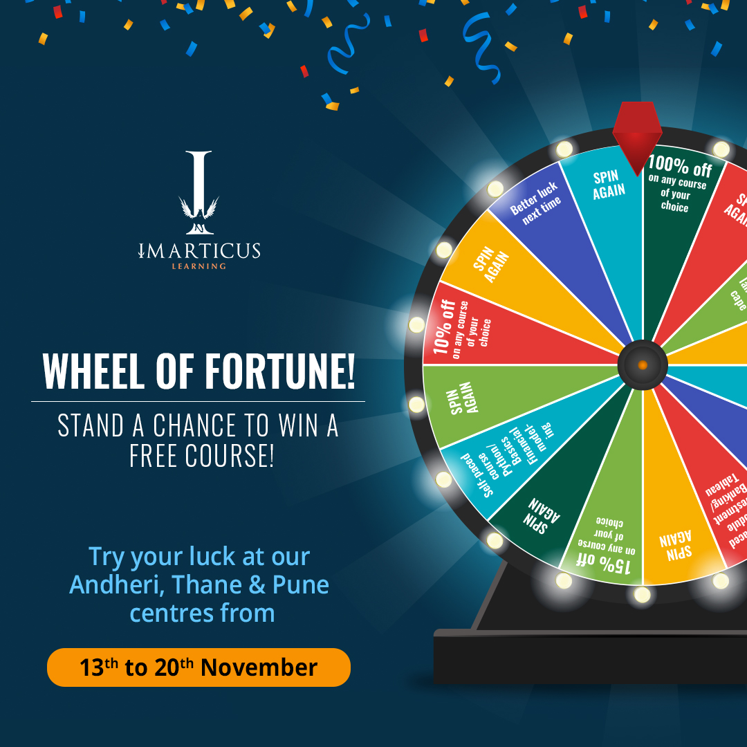 Spin the Wheel and Win a Free Course!, Mumbai, Maharashtra, India