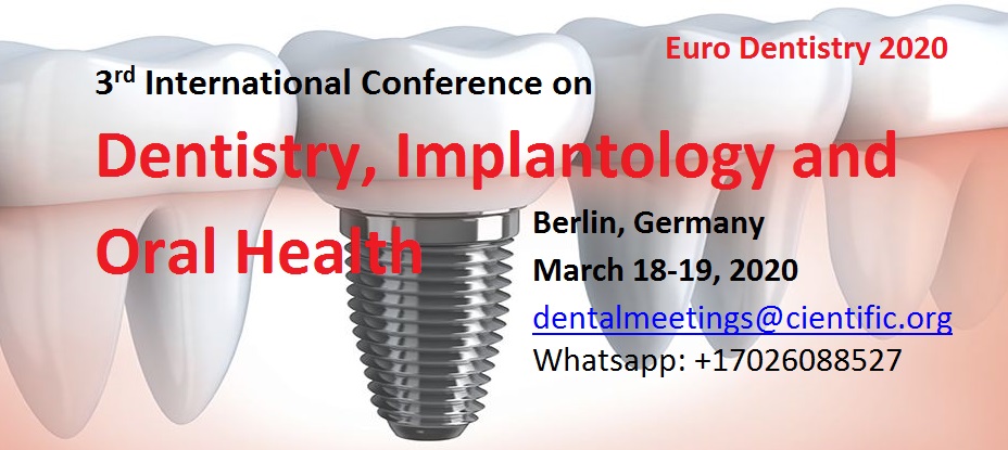 3rd International Conference on Dentistry, Implantology and Oral Health, Berlin, Germany