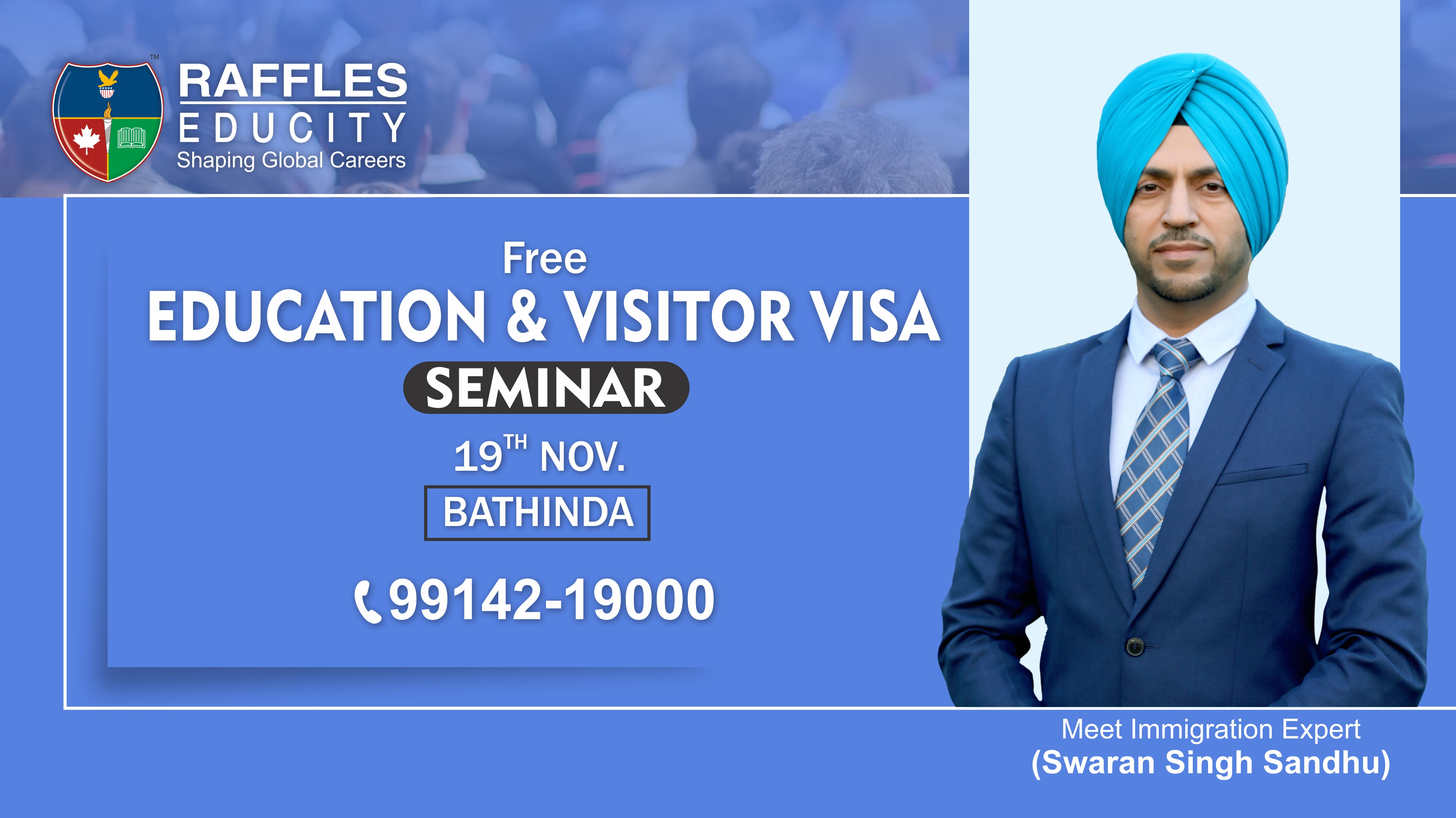 Free Education & Visitor Visa Seminar, Bathinda, Punjab, India