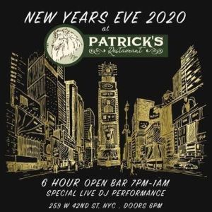 Patrick's Times Square New Years Eve 2020 Party, New York, United States