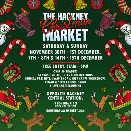 The Hackney Christmas Market, London, England, United Kingdom