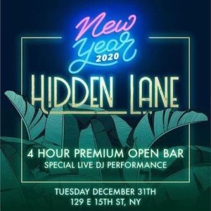 Hidden Lane New Years Eve 2020 Party, New York, United States