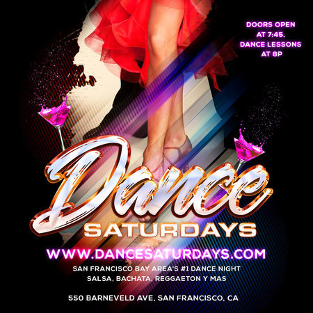 Dance Saturdays - Salsa, Bachata Dancing - 2 Rooms, 2 Dance Lessons at 8:00, San Francisco, California, United States
