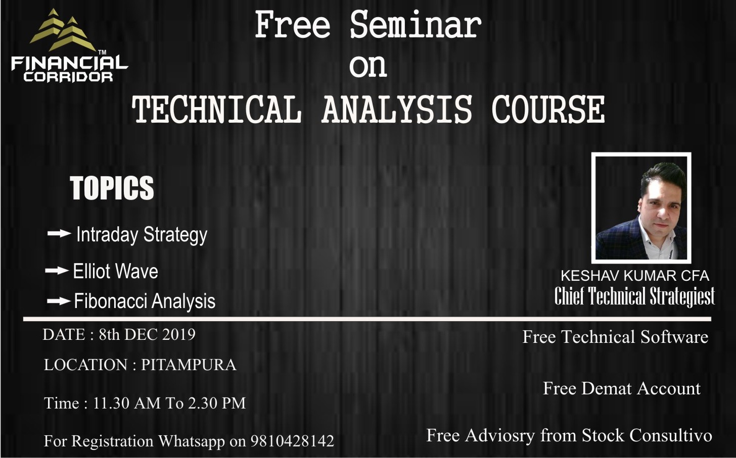 Free Seminar on Technical Analysis course, North West Delhi, Delhi, India